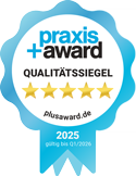 Auszeichnung Praxis Plus Award Qualitätssiegel
